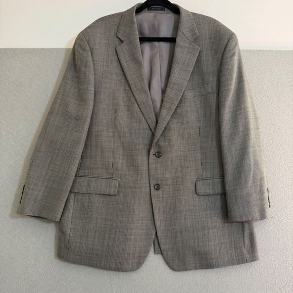 Ralph Lauren Other - Ralph Lauren 46R Wool Glen Plaid Sport Coat Blazer Mens brown gray black